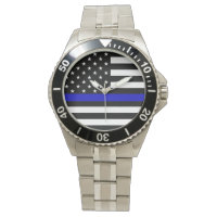 Thin Blue Line Watch