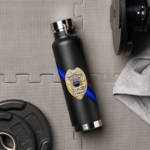 Thin Blue Line Water Bottle