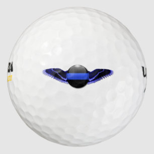 Thin Blue Line Wings Custom Golf Balls
