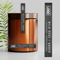 Thin Candle Logo Label Tamper-Proof Seal