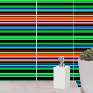 Thin Colourful Stripes - 1 Tile