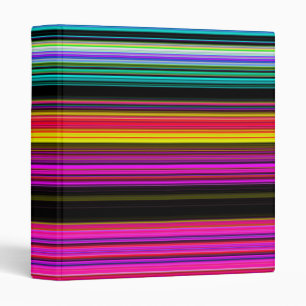 Thin Colourful Stripes - 2 Binder