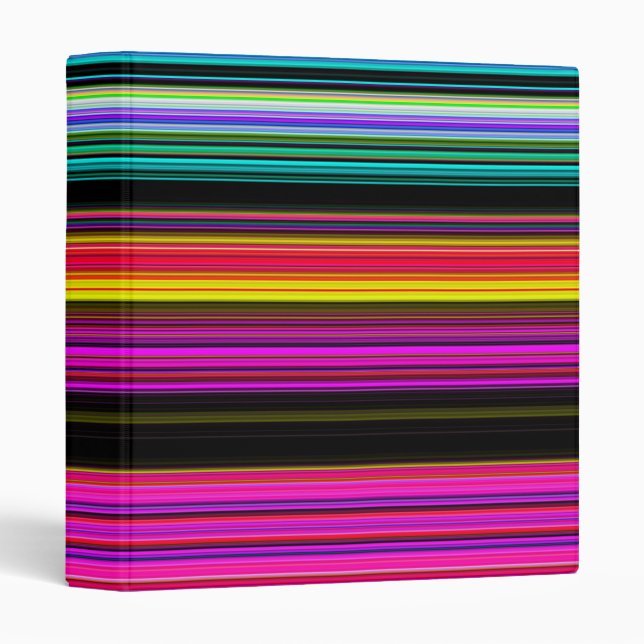Thin Colourful Stripes - 2 Binder (Front/Spine)