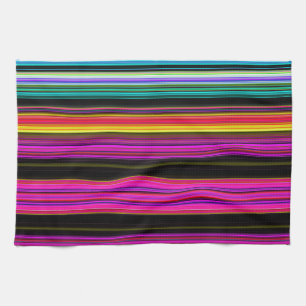 Thin Colourful Stripes - 2 Kitchen Towel