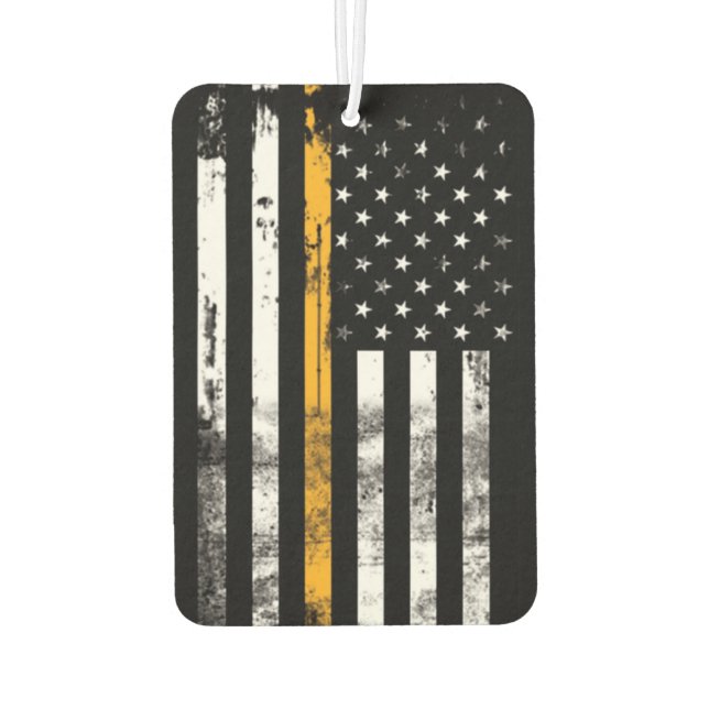 Thin Gold Line Dispatch Air Freshener (Back)