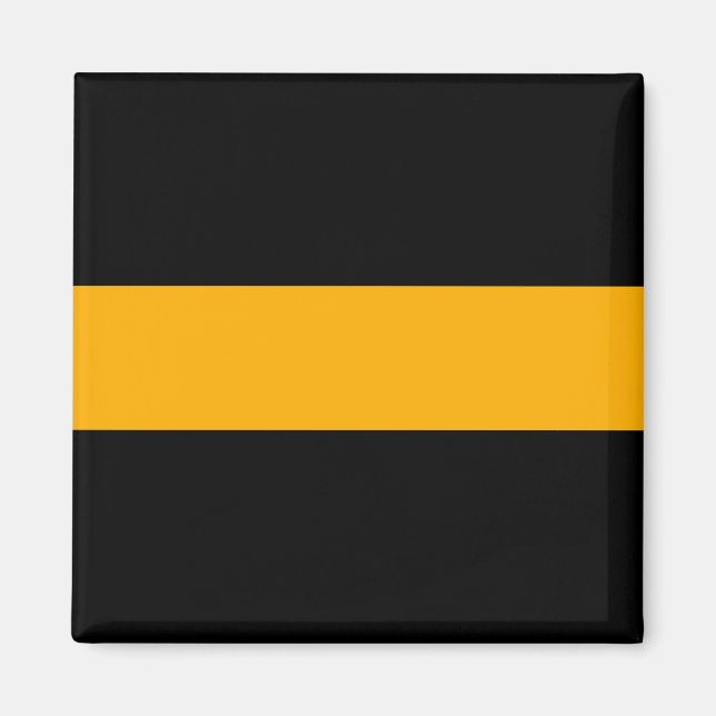 Thin Gold Line Dispatcher Magnet (Front)