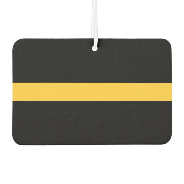 Thin Gold Line Flag Air Freshener (Front)