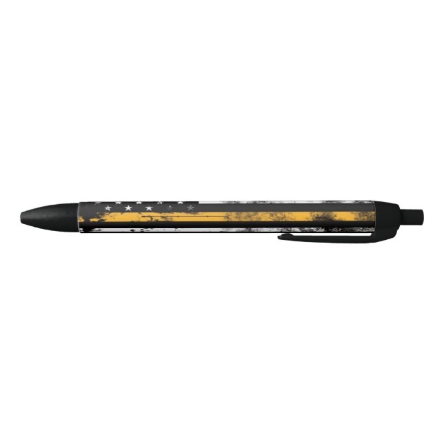 Thin Gold Line Grunge Flag Dispatcher Pen (Bottom)