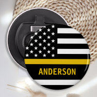Thin Gold Line Modern Personalized 911 Dispatcher