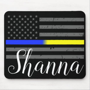 Thin Gold Line, Police Dispatcher Mouse Pad