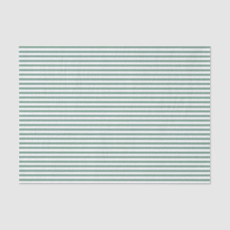 Thin Green and White Stripes - Tissue paper