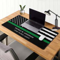 Thin Green Line Personalized Military Officer