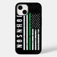 Thin Green Line Themed Flag | Custom Name