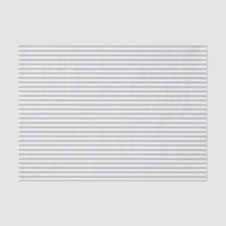 Thin grey and white stripes - Tissue paper