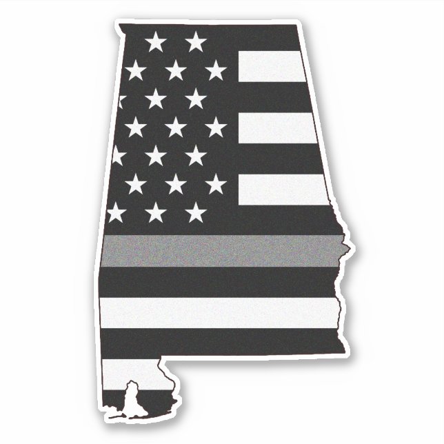 Thin Grey Line Alabama Flag (Front)
