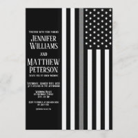 Thin Grey Line Correctional Officer Flag Wedding