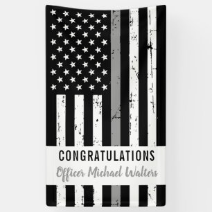Thin Grey Line Correctional Officer Graduation Banner