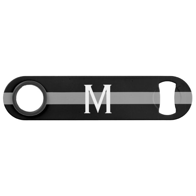 Thin Grey Line Correctional Officer Monogram Bar Key (Front (Horizontal))