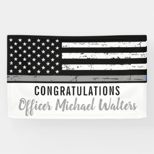 Thin Grey Line Corrections Officer Graduation Banner