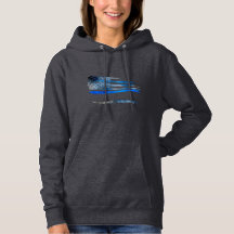 Thin Line Officer Flag Hoodie