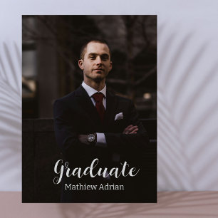 Thin Magnetic graduation announcement Card