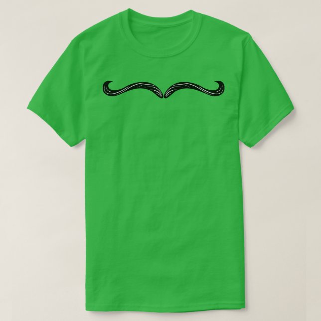 Thin Moustache T-Shirt (Design Front)