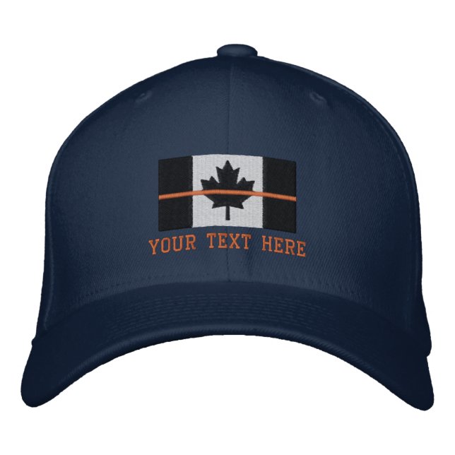 Thin Orange Line Canadian Search and Rescue Embroidered Hat (Front)