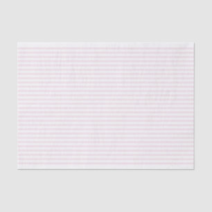 Thin Pink and White Stripes - Tissue paper
