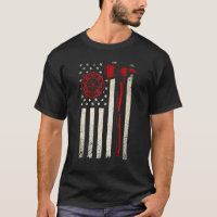 Thin Red Ax American Flag Patriot Firefighter