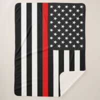 Thin Red Line American Flag