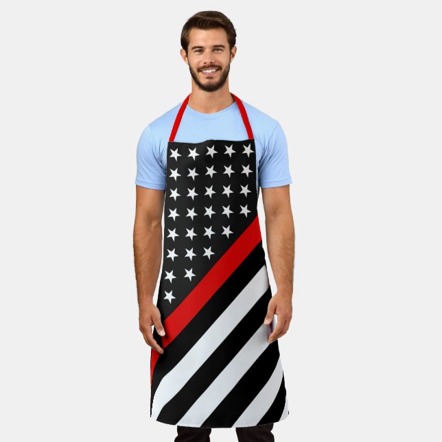 Thin Red Line Apron (Worn)