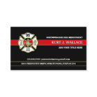Thin Red Line Firefighter Flag Business Card