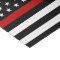 Thin Red Line Firefighter Flag