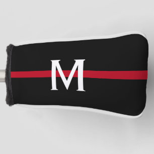 Thin Red Line Firefighter Monogrammed Golf Head Cover