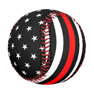 Thin Red Line Flag Baseball