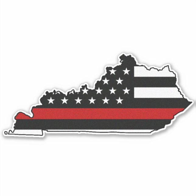 Thin Red Line Flag Kentucky (Front)