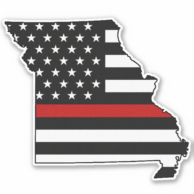 Thin Red Line Flag Missouri (Front)