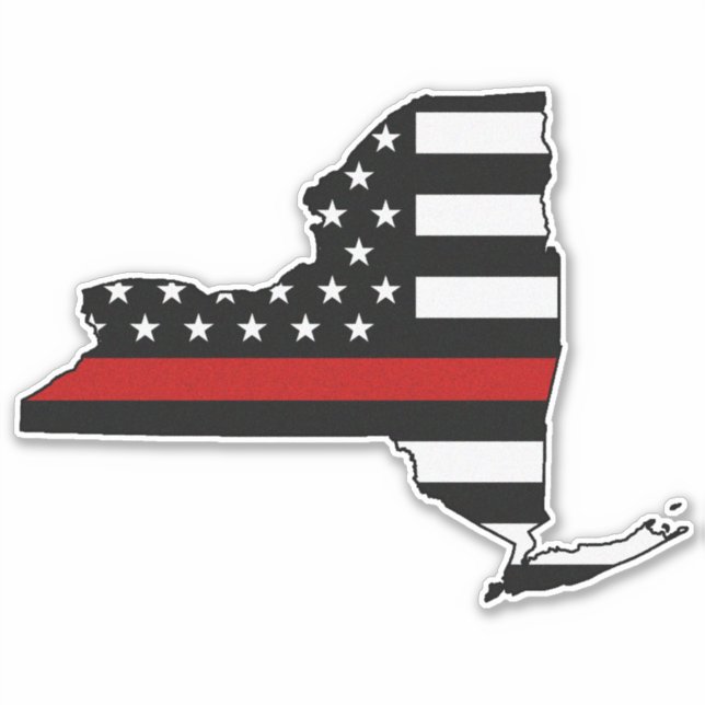 Thin Red Line Flag New York (Front)