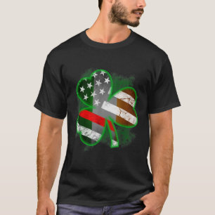 Thin Red Line St Patricks Day Honouring Firefighte T-Shirt