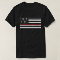 Thin Red Line USA Flag Firefighter Proud Mom Wife