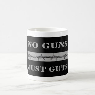 THIN SILVER LINE No Guns Just Guts Corrections Mug
