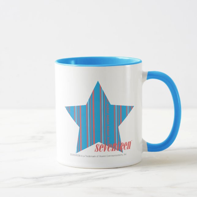 Thin Stripes Aqua 2 Mug (Right)