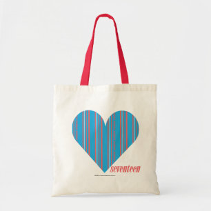 Thin Stripes Aqua 3 Tote Bag