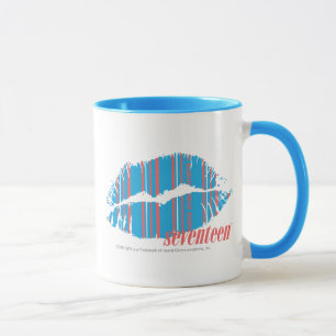 Thin Stripes Aqua Mug