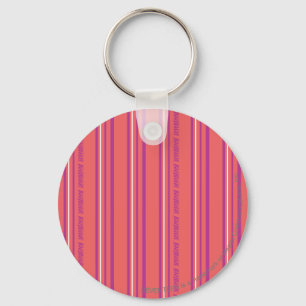 Thin Stripes LtPink Keychain