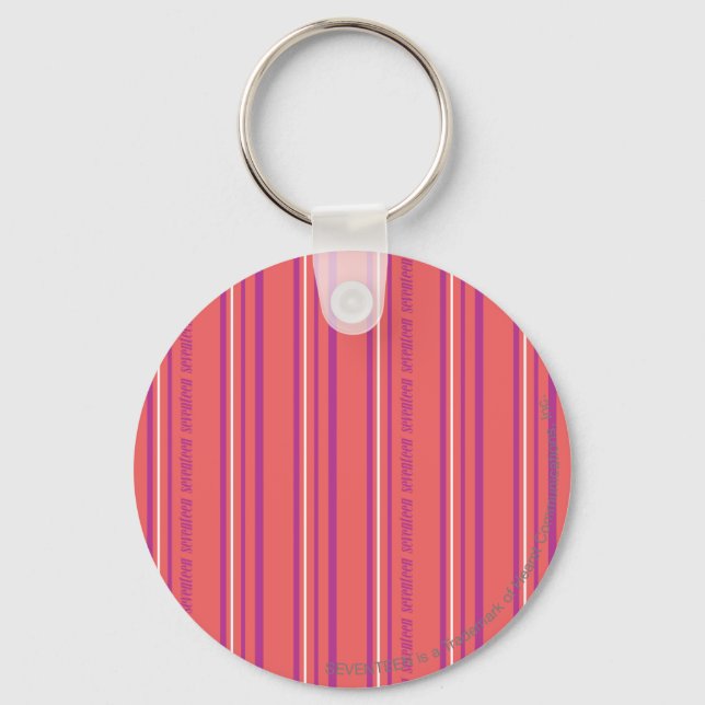 Thin Stripes LtPink Keychain (Front)