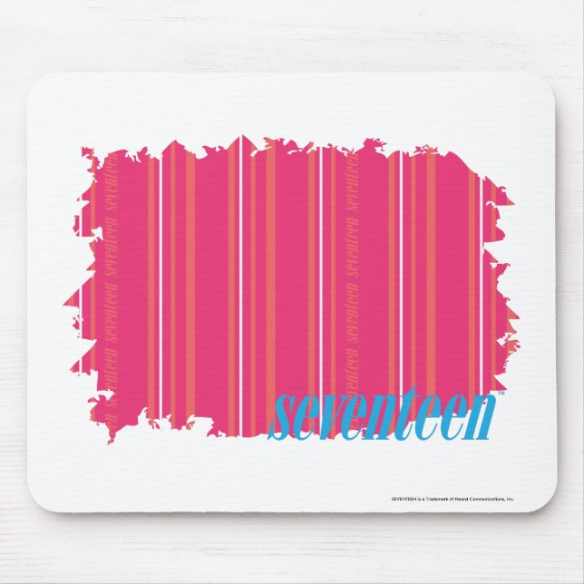 Thin Stripes Magenta 2 Mouse Pad (Front)