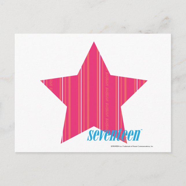 Thin Stripes Magenta 3 Postcard (Front)