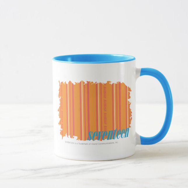 Thin Stripes Orange 2 Mug (Right)