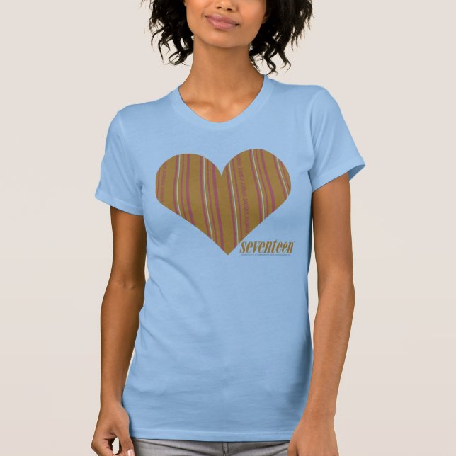 Thin Stripes Orange 3 T-Shirt (Front)